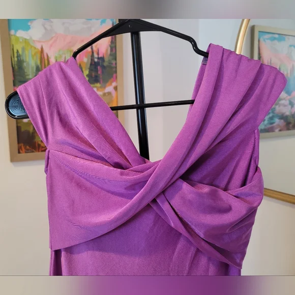 Chic Lavender Dress - Picture 3 of 4